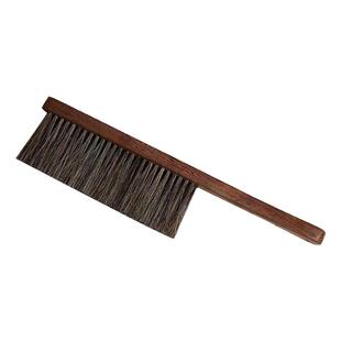 马鬃毛刷软毛长柄扫床刷子防静电家用鸡翅木除尘卧室床上清洁笤帚