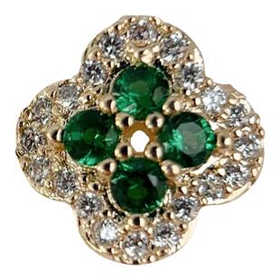 网红熹妃回宫美甲钻石锆石甄嬛传娘娘护甲布契拉提祖母绿指甲装饰