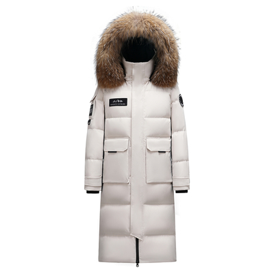 工装白鹅绒羽绒服558克