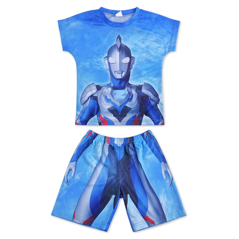 奥特曼衣服男童夏装短袖套装