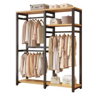 衣柜简易组装入户柜卧室家用金属衣帽架出租房衣橱小卧室衣柜子
