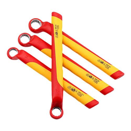 开拓梅花扳手绝缘单头电工专用VDE认证1000V家用工具套装快速扳手