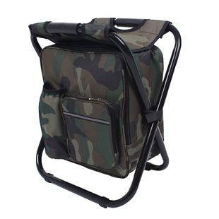 钓鱼凳便携椅子户外折叠椅多功能野营座椅保温美术生可坐背包耐磨