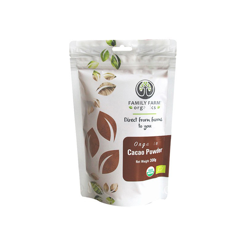 Family Farm Organics生可可粉未碱化冲饮烘焙酸奶无糖黑巧Cacao