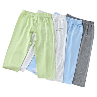 宝宝裤子夏季薄款开裆裤男女婴儿夏天冰丝长裤1一2岁幼儿空调睡裤