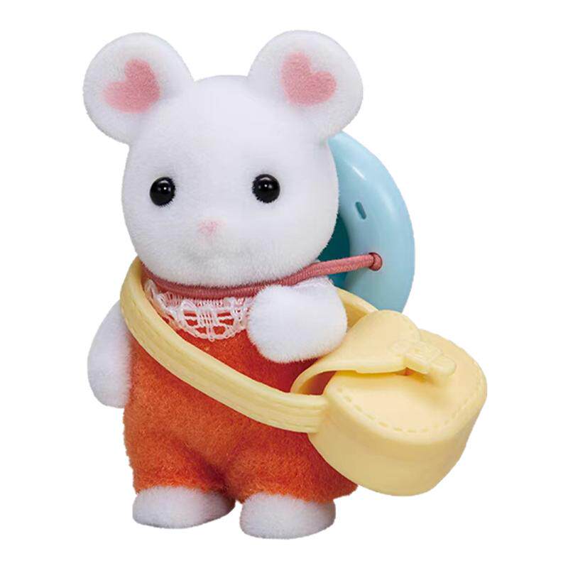 朴坊森贝儿家族宝宝波斯猫巧克力兔过家家玩偶女孩玩具摆件公仔