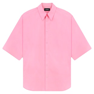 WE11DONE男士七分袖衬衫