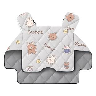 爱玛专用电动车挡风被春秋四季通用双面防水电瓶车冬天加绒加厚款