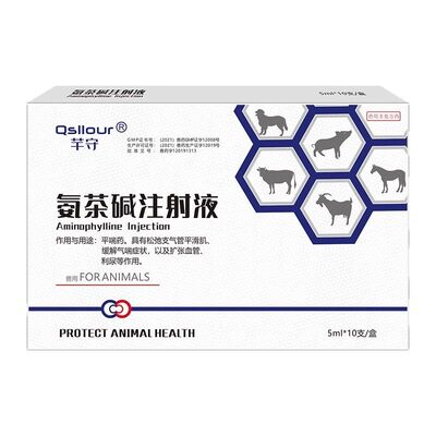 氨茶碱注射液宠物猫狗肺炎雾化药