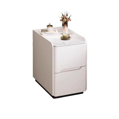 智能夹缝柜实木带锁小型储物柜