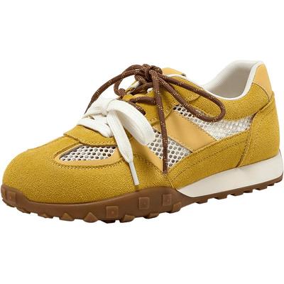 Bata小松饼阿甘鞋女季商场新款厚底德训休闲运动鞋6588DBM5