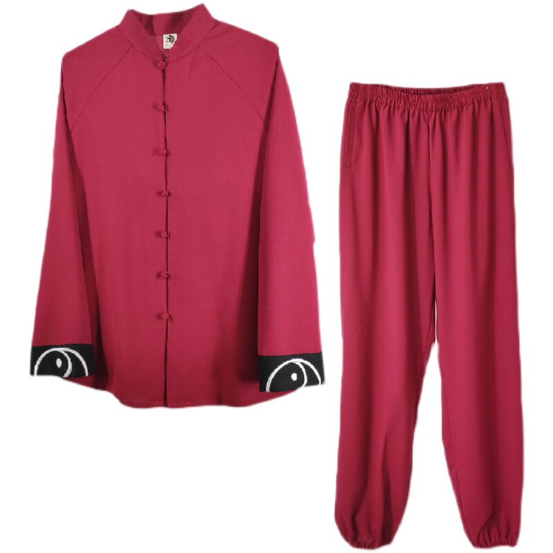 刺绣武当山太极服男女同款练功服