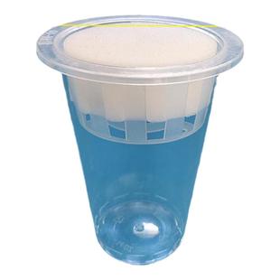 学生实验观察植物生长透明种植杯定植篮海绵无土栽培水培diy容器