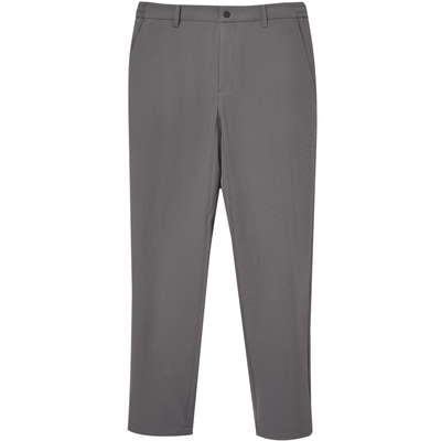 杰克琼斯男装秋冬加绒软壳直筒防泼水商务休闲裤男款长裤子