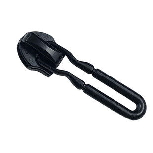 5号拉链头尼龙防水拉链反装黑色衣服门襟反面拉锁反装拉锁头加厚