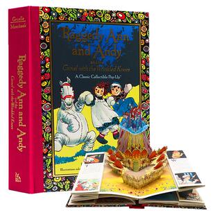布娃娃安与安迪Pop Up立体书Raggedy Ann and Andy and the Camel with the Wrinkled Knees英文原版绘本亲子互动玩具书睡前故事