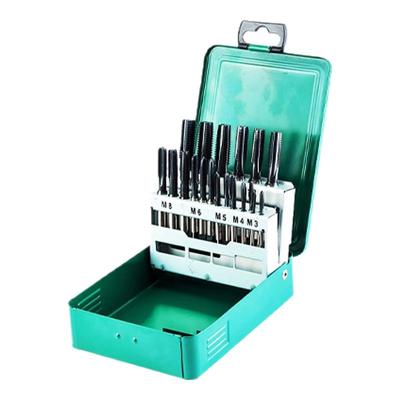 世达高速钢丝锥板牙套装40件套攻丝套丝钻头手动开丝器扳手50451