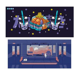 城市地图超大鼠标垫桌垫黑白彩色世界工业风定制办公游戏客制化