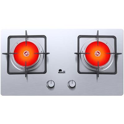 红日红外线耐磨不锈钢双灶