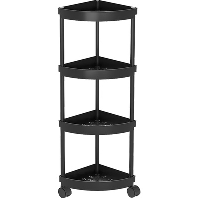 卫生间三角置物架浴室落地多层储物架墙角淋浴间收纳架厕所转角架