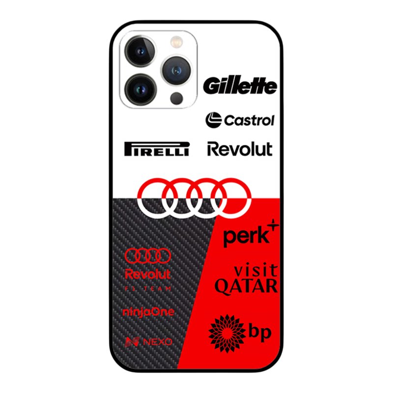 奥迪车队F1手机壳霍肯伯格博托莱托赛车涂装适用于苹果iPhone17pro华为p80荣耀oppo真我Reno小米vivo红米一加