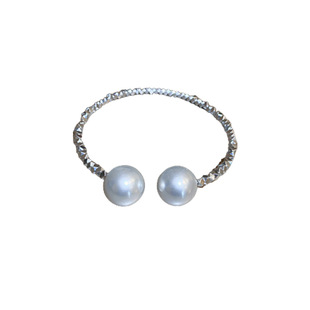 碎银形珍珠开口项圈手链轻奢小众女款chocker项链气质颈链锁骨链