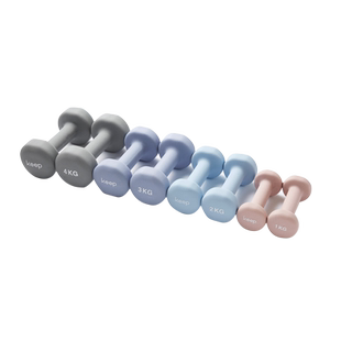 Keep浸塑哑铃女士健身家用力量训练器材初学者瑜伽锻炼臂肌小亚铃
