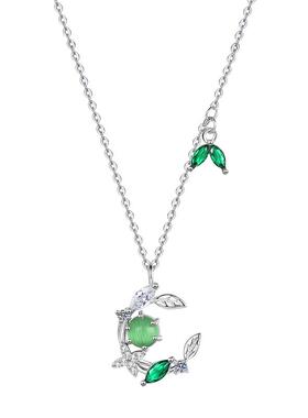 绿光常青藤项链原创新款女生礼物