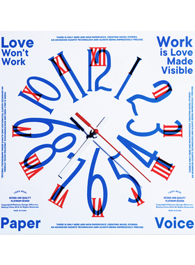 客厅时钟PaperClock罗马数字