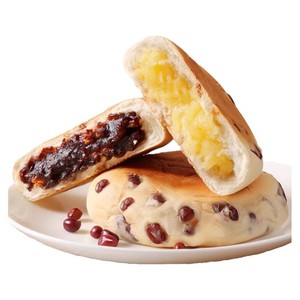 红豆奶酪包面包夹心营养早餐整箱学生夜宵晚上充饥宿舍饱腹零食品