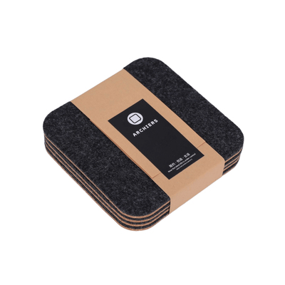 ARCHIERS毛毡软木杯垫