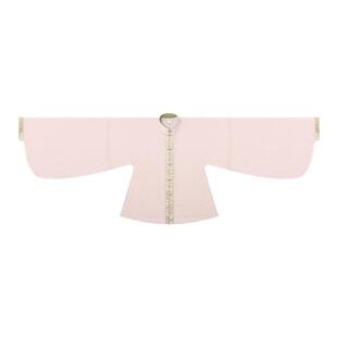 无贰集【花笺】明制樱粉色立领琵琶袖对襟衫春夏日常原创汉服