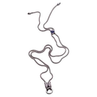 高端钛钢不掉色可调节单挂泰国佛牌链子男女唐卡挂件吊坠配链项链