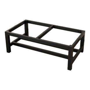 定制沙发铁艺茶几桌腿金属支架电脑桌脚架桌子底座双层长方形桌架