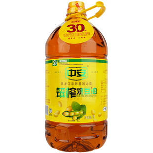 中安笨榨熟豆油5L东北大豆油笨榨大豆油非转基因食用油压榨包邮