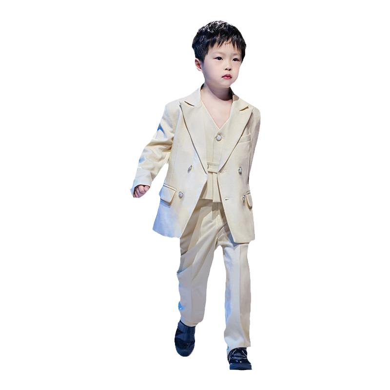 男童西装套装高端走秀礼服