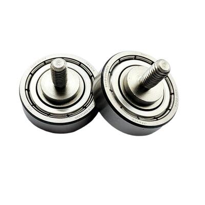 外螺纹轴承小滑轮带螺杆带轴杆