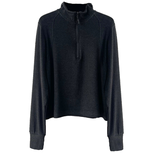 拉链半开领软糯加厚德绒正肩卫衣女秋冬2025新款内搭打底衫上衣