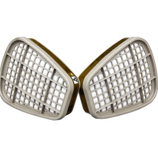 3M 6002CN防毒面具滤毒盒6003喷漆活性炭过滤盒防氯化氢二氧化硫