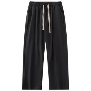 裤子男款冬季款直筒裤宽松休闲长裤男士秋冬加绒西裤运动裤潮男生