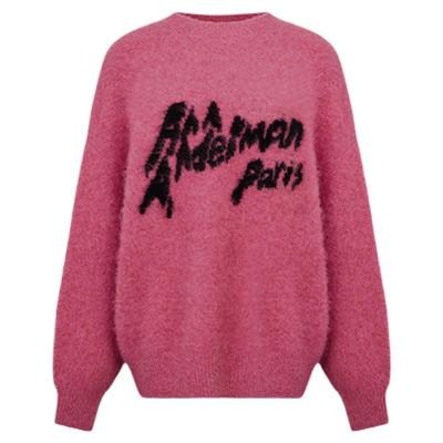 24秋冬圆领套头毛衣银泰百货