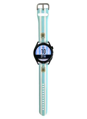硅胶足球运动GT适用gt6华为GT3手表watch4pro表带小米10pro苹果11
