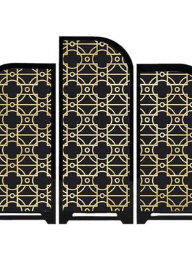 《花鸟图》桌面屏风摆件新中式中古风餐边柜摆画卧室餐厅装饰画