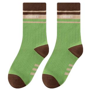 儿童袜子女童纯棉a类防臭吸汗2025秋冬新款爆款12岁女孩中长筒袜