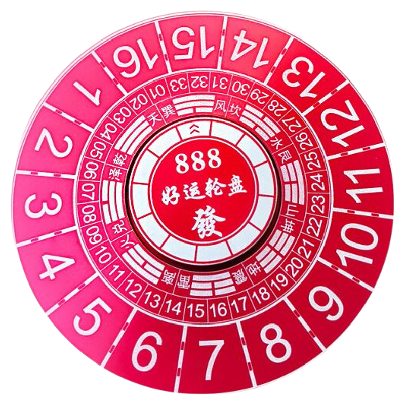双色球数字选号指尖陀螺玩具摆件
