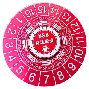 双色球数字选号转盘金属指尖陀螺手指陀螺减压神器玩具辅助决策