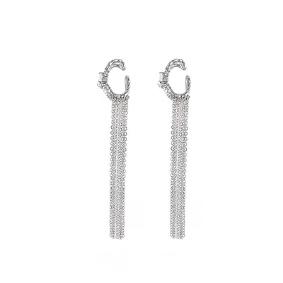 2026新款无耳洞流苏耳夹高级感