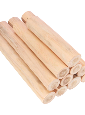 创意原木木桩去皮圆木段杉木栅栏