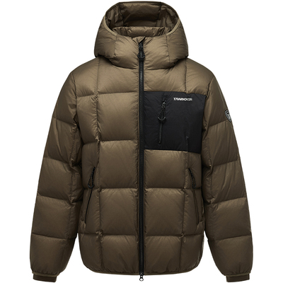 坦博尔连帽羽绒服男冬季