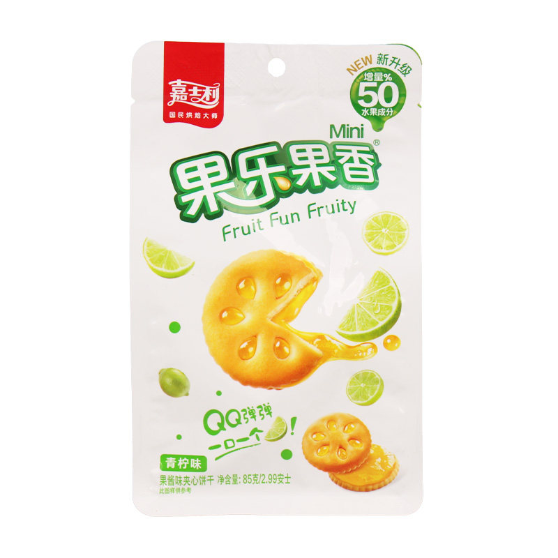 嘉士利夹心饼干中国广东果乐果香